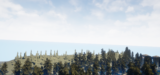 Forest Map01 的 UE4/AirSim 场景